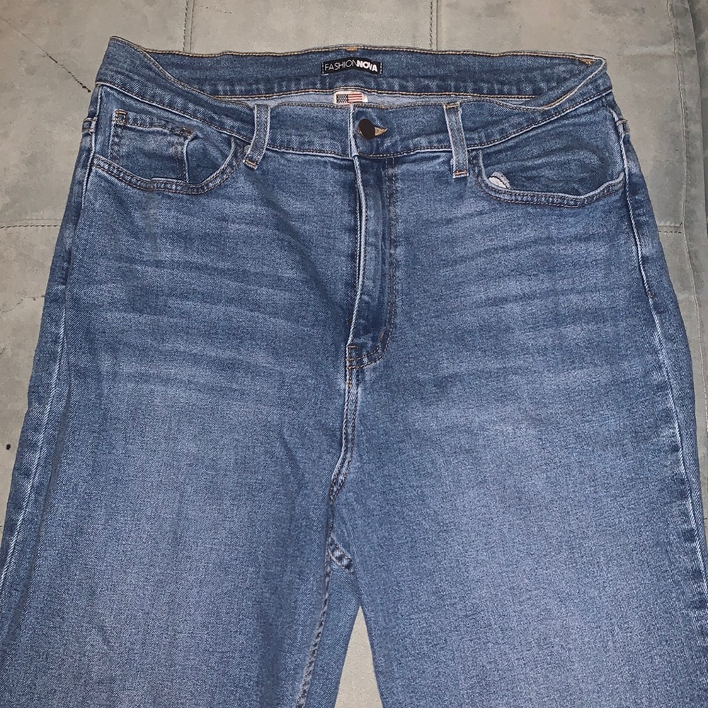 Fashion nova 1x High waisted jeans